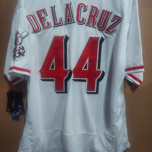 Elly De La Cruz Cincinnati Reds #44 White Stitched Jersey. NWT - Picture 10 of 10